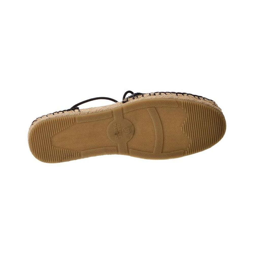 Isabel Marant Celsi Suede & Leather Espadrille, Black - Picture 4 of 5